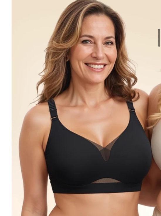 sona shape Other - Sona Shape Everyday Wireless Black Bra with Mesh Accent new with tag